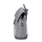 Mini sac à dos Alpin toile enduite Goyardine grise