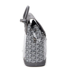 Mini sac à dos Alpin toile enduite Goyardine grise