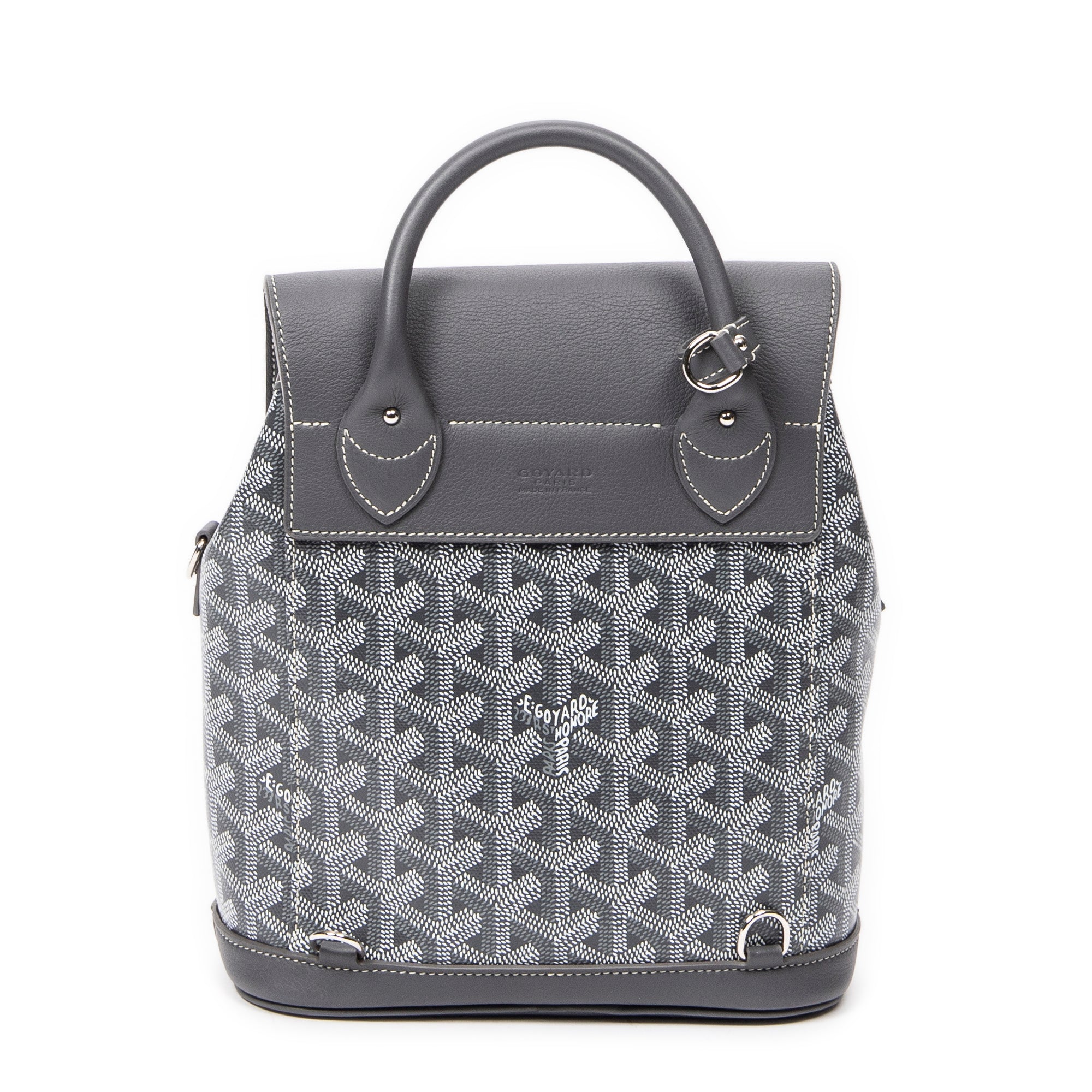 Backpack Mini Alpin Backpack Grey Goyardine Coated Canvas