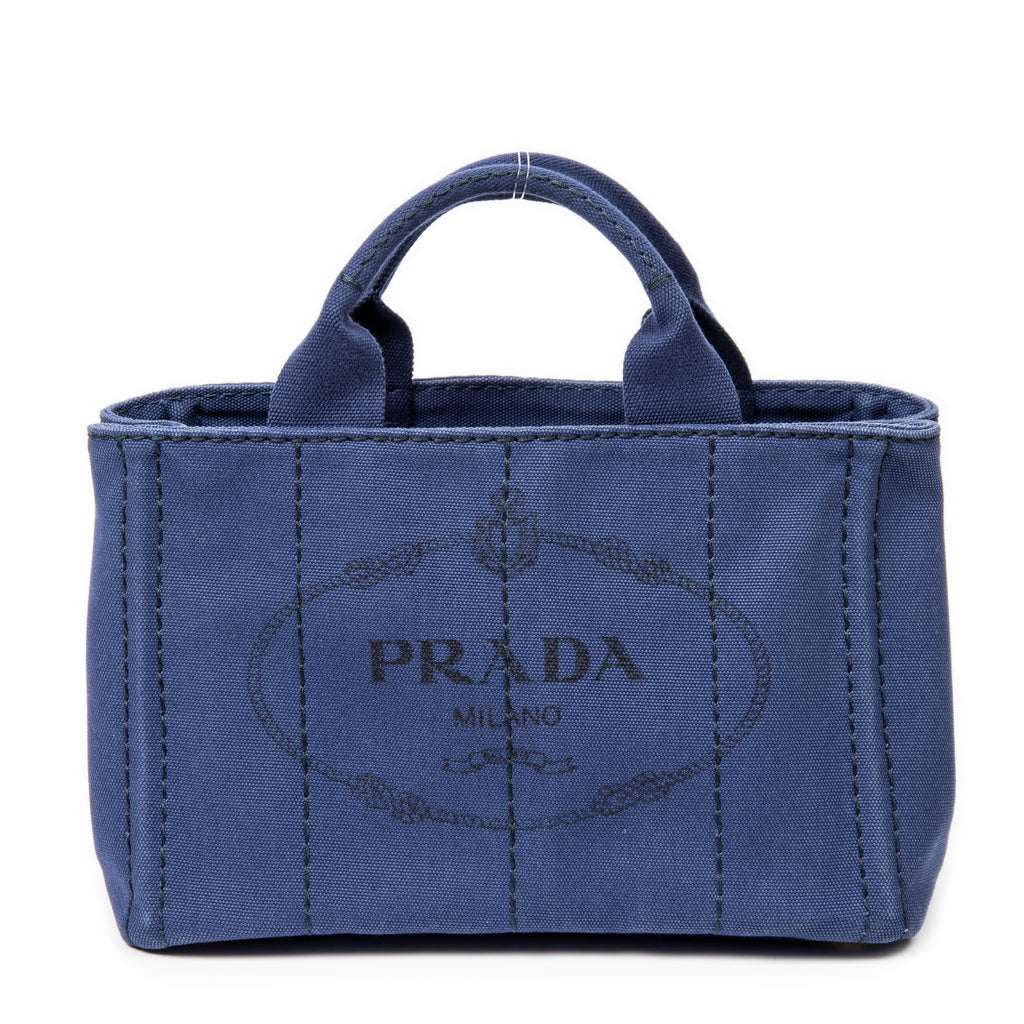 Handbag Small Canapa Tote Royal Blue Canapa Canvas