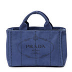 Handbag Small Canapa Tote Royal Blue Canapa Canvas