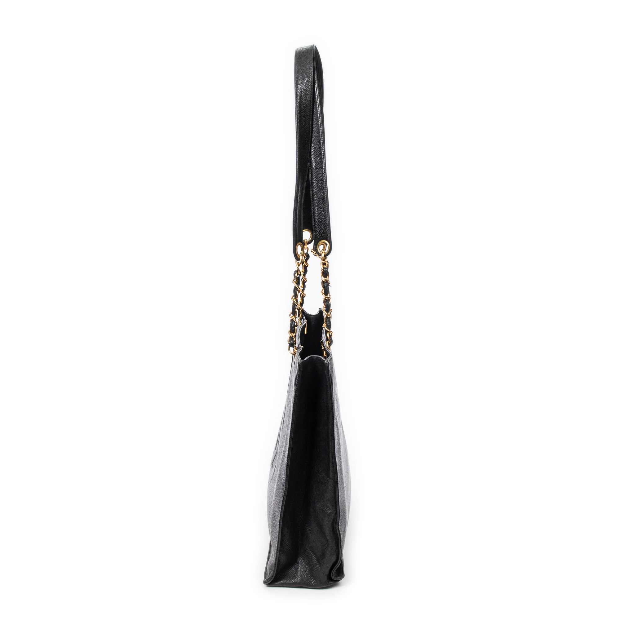 Shoulder Bag Timeless Large CC Chain Tote Black Caviar Leather