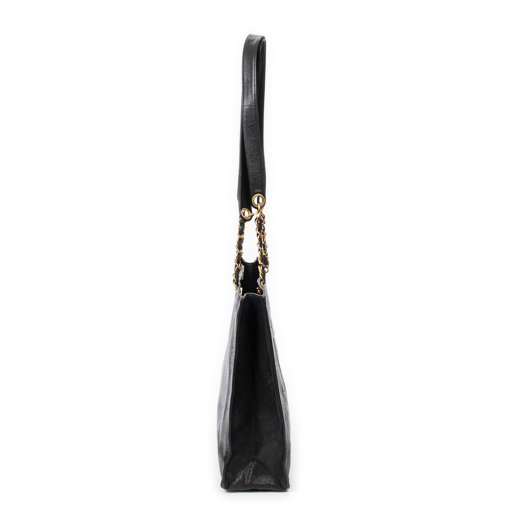 Shoulder Bag Timeless Large CC Chain Tote Black Caviar Leather