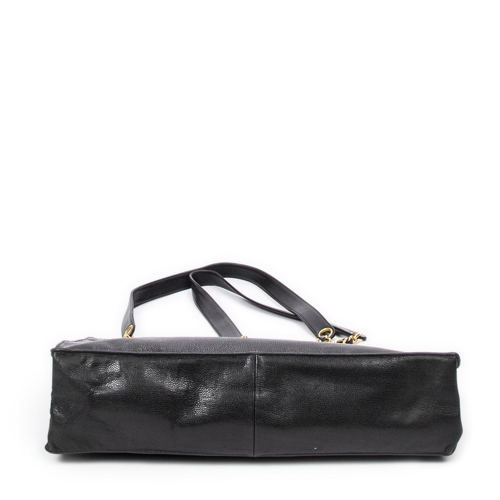 Shoulder Bag Timeless Large CC Chain Tote Black Caviar Leather