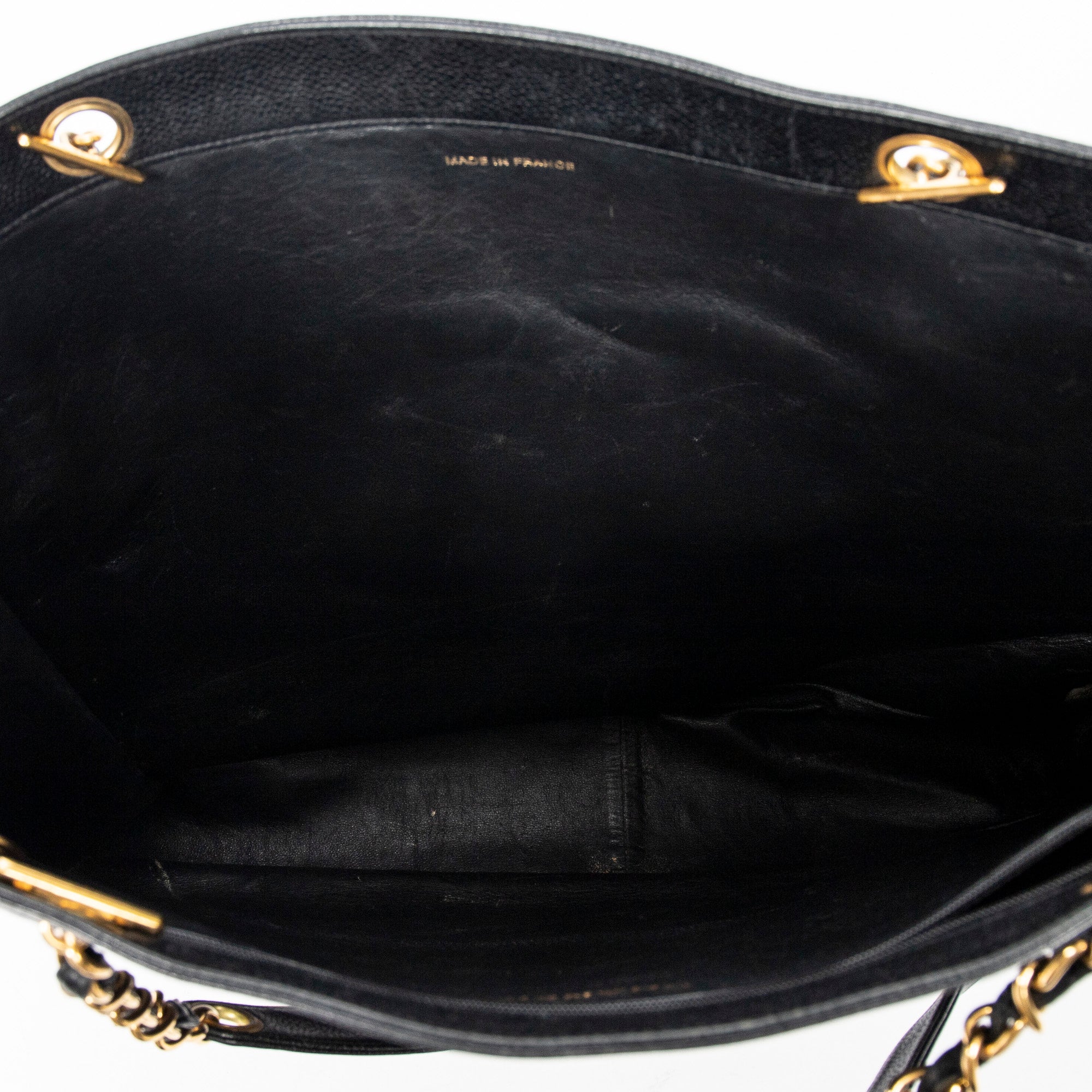 Shoulder Bag Timeless Large CC Chain Tote Black Caviar Leather