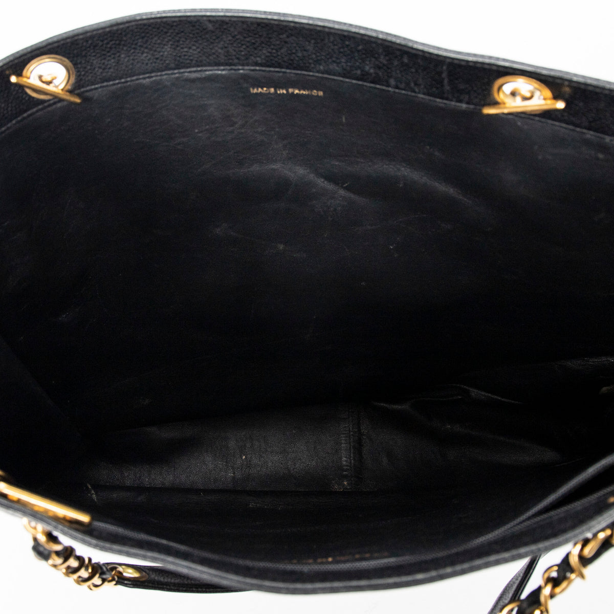 Shoulder Bag Timeless Large CC Chain Tote Black Caviar Leather
