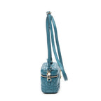 Shoulder Bag Micro Lady Dior Vanity Case Teal Cannage Lambskin Leather
