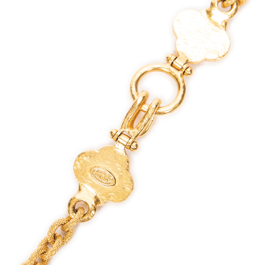 Necklace Magnifying Glass Pendant Necklace Gold Gold Plated
