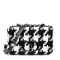 Shoulder Bag Medium Caro Black Tweed Canvas