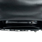 Shoulder Bag Medium Caro Black Tweed Canvas