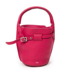 Sac à main Nano Big Bag Seau Cuir de veau grainé Rose fuchsia