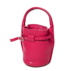 Sac à main Nano Big Bag Seau Cuir de veau grainé Rose fuchsia