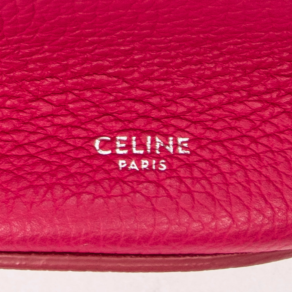 Sac à main Nano Big Bag Seau Cuir de veau grainé Rose fuchsia