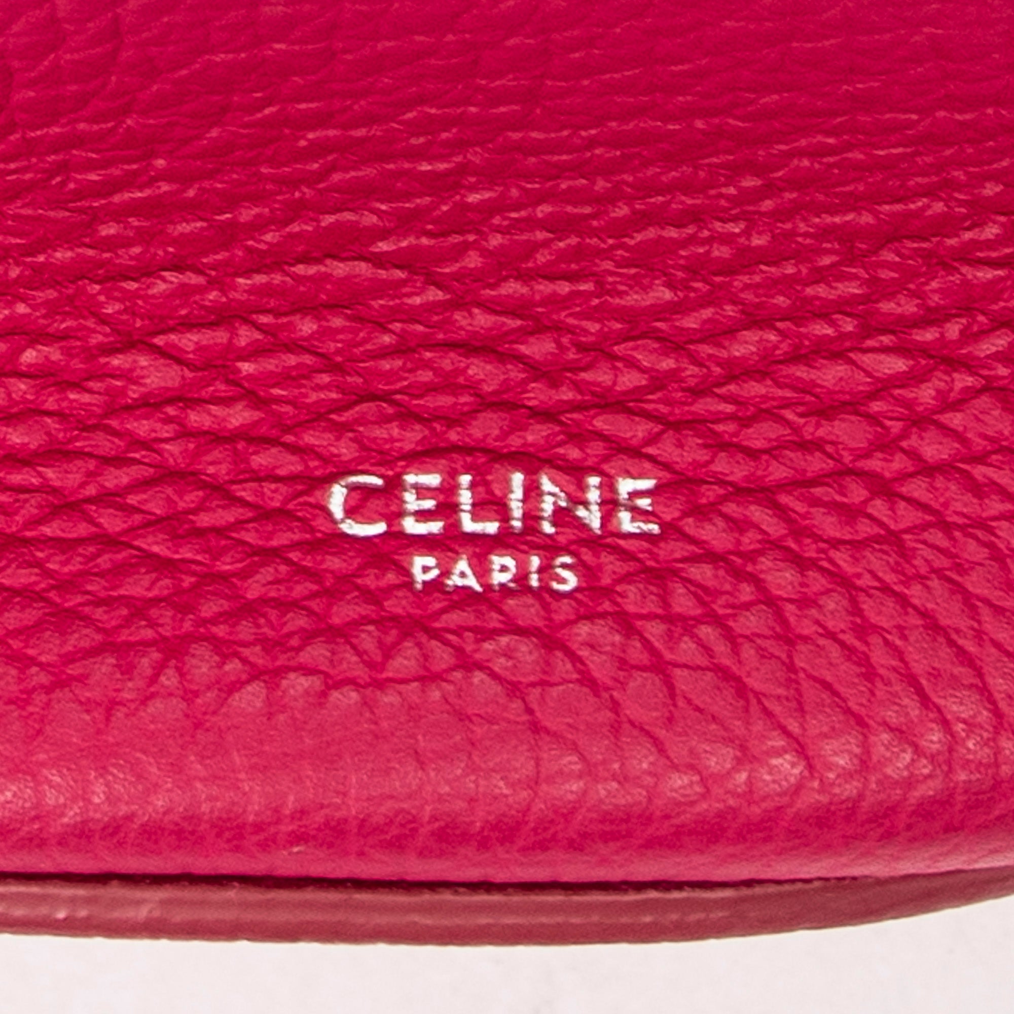 Sac à main Nano Big Bag Seau Cuir de veau grainé Rose fuchsia