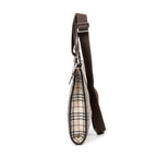 Shoulder Bag Vertical Crossbody Beige Nova Check Canvas