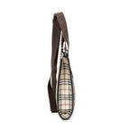 Shoulder Bag Vertical Crossbody Beige Nova Check Canvas