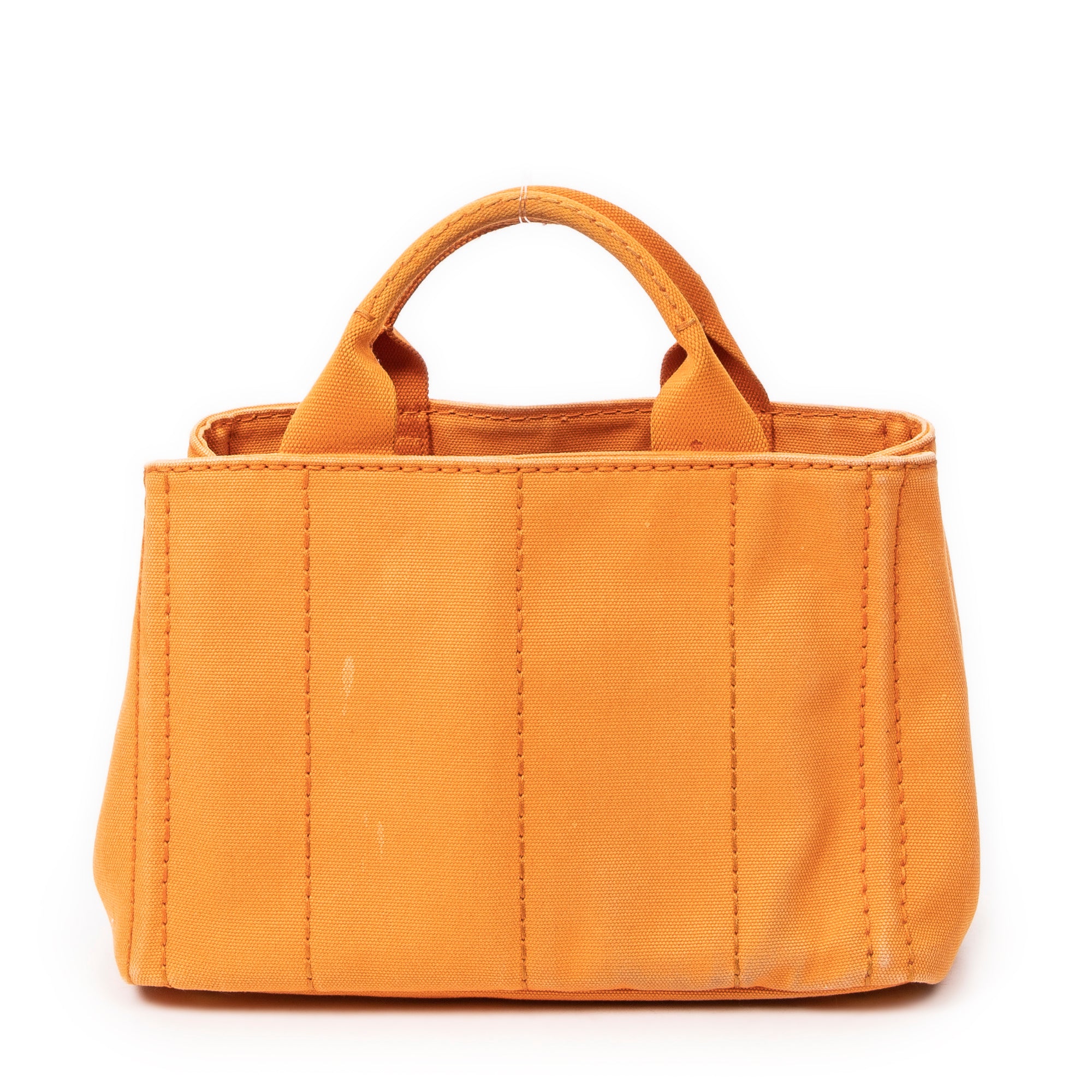 Shoulder Bag Small Canapa Tote Orange Canapa Canvas