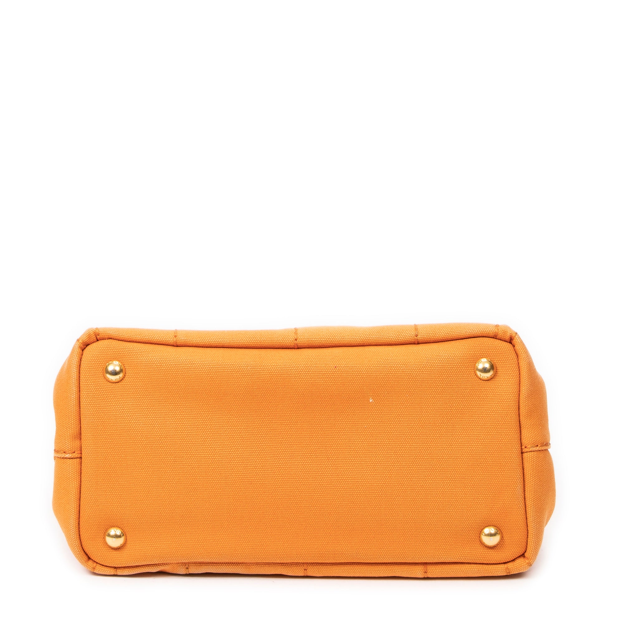 Shoulder Bag Small Canapa Tote Orange Canapa Canvas