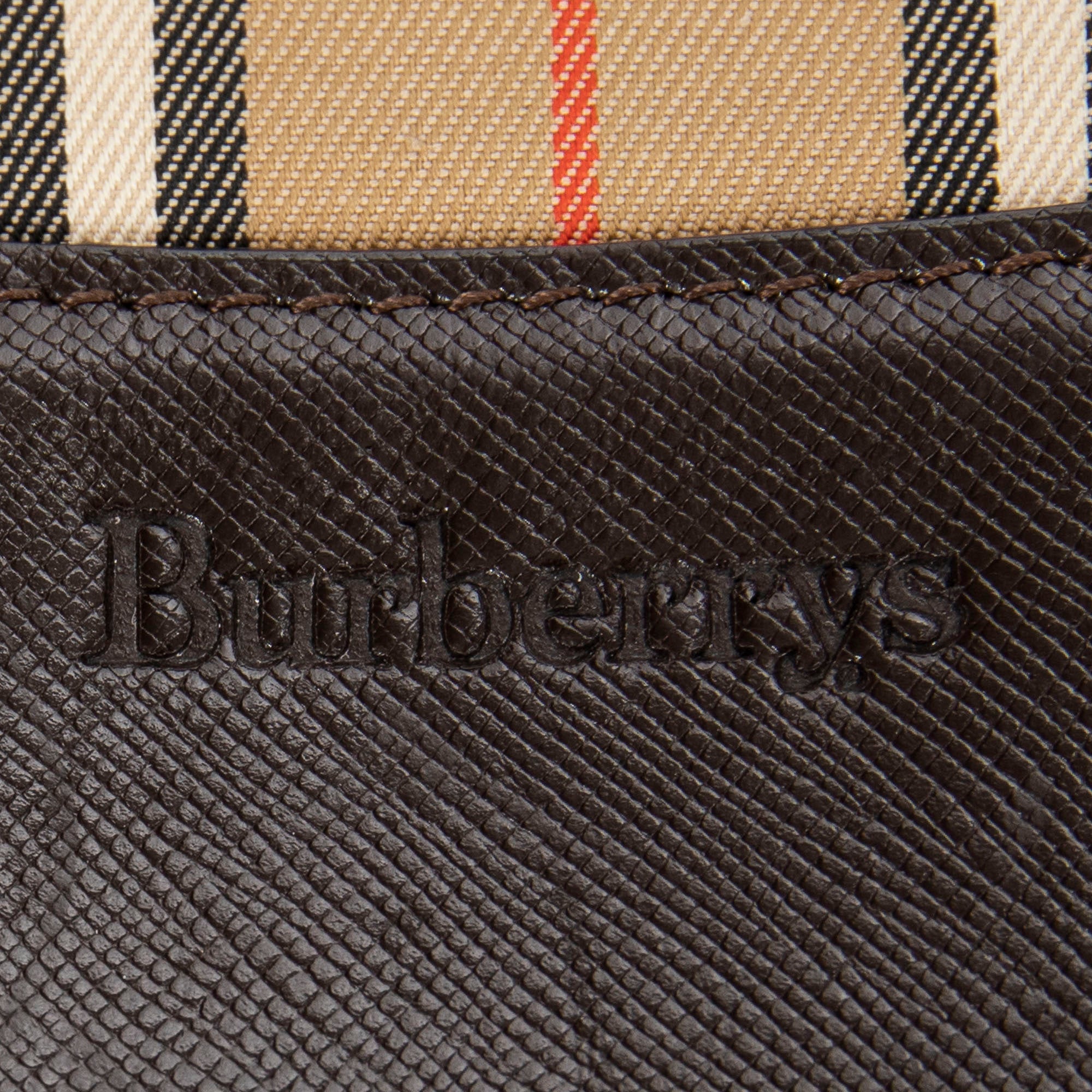 Shoulder Bag Burberrys Medium Zip Tote Beige Haymarket Check Canvas
