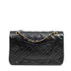 Shoulder Bag Classic Double Flap 26 Black Quilted Lambskin Leather