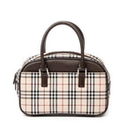 Sac à main Boston petit toile Nova Check beige