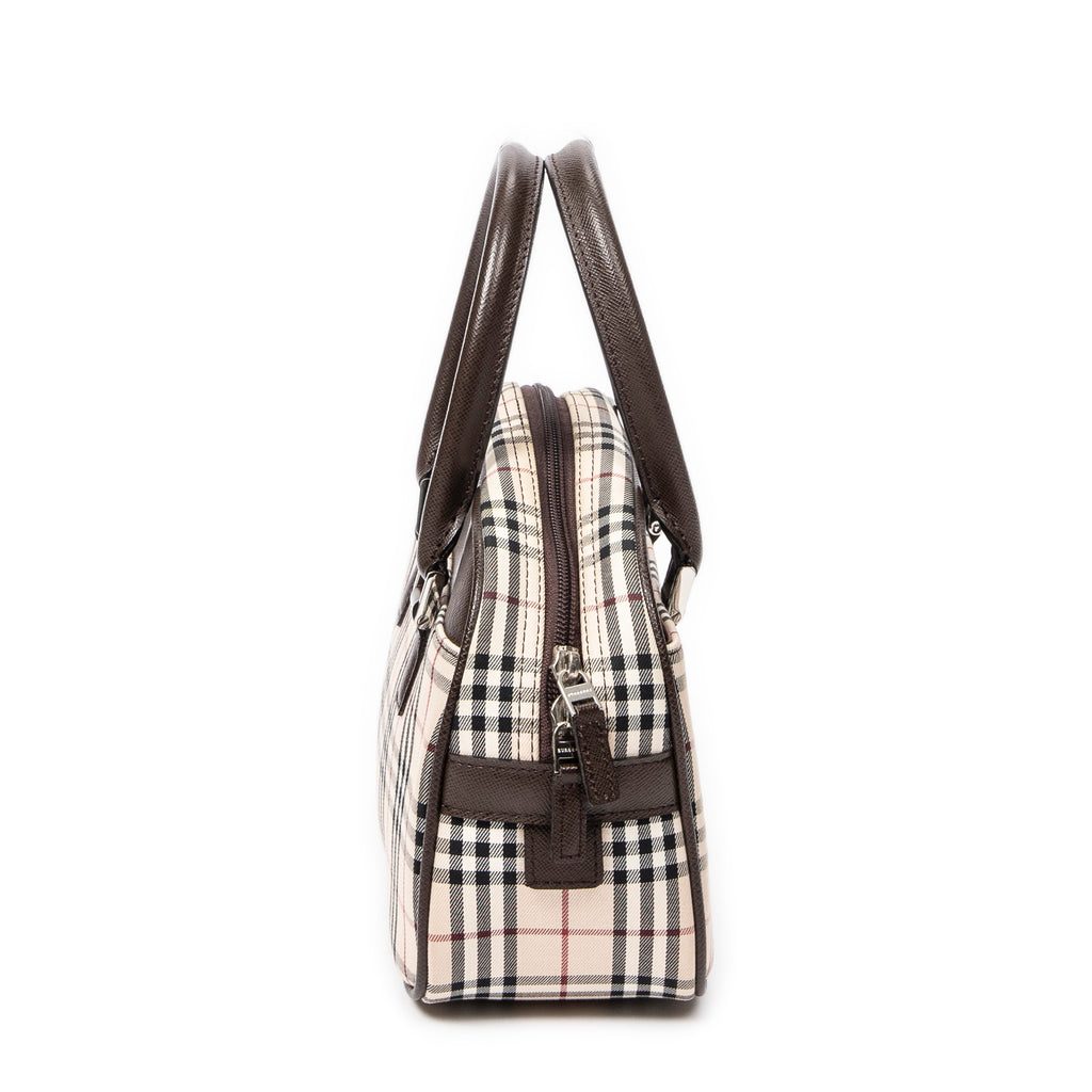 Sac à main Boston petit toile Nova Check beige
