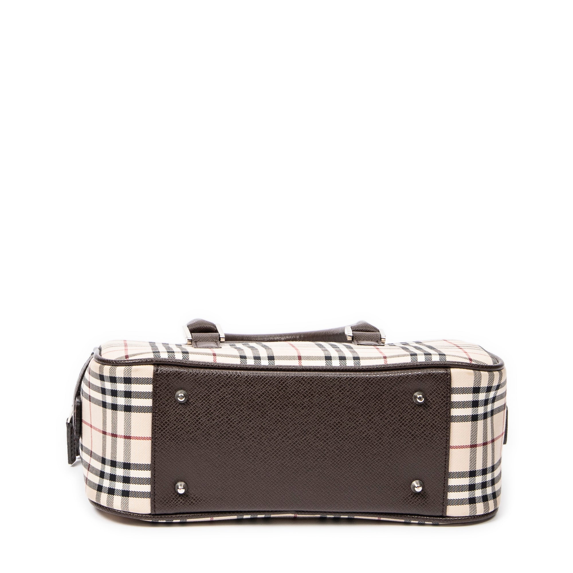 Sac à main Boston petit toile Nova Check beige