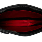 Shoulder Bag Large Trictrac Portfolio Grey Grained Leather