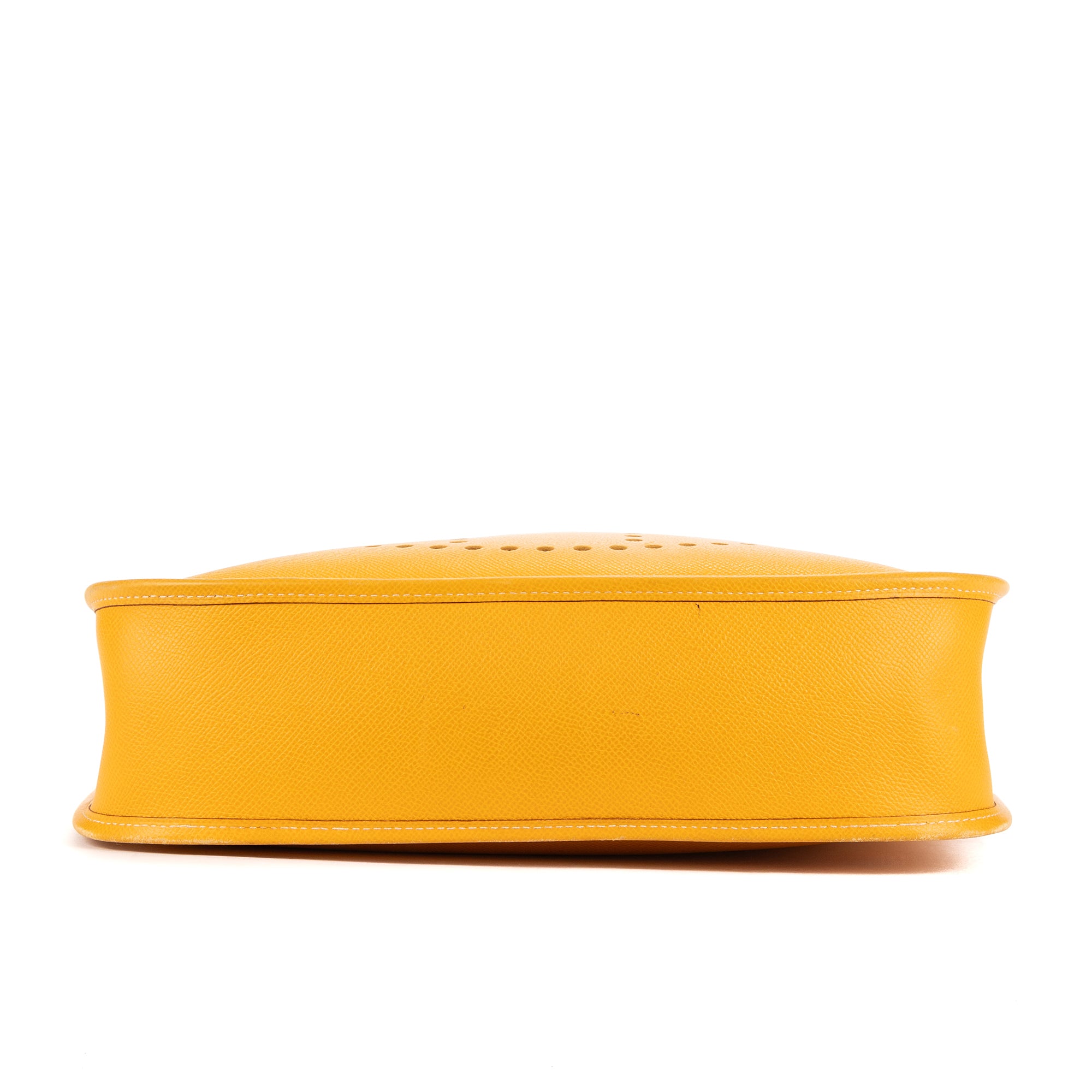 Shoulder Bag Evelyne I Yellow Courchevel Leather