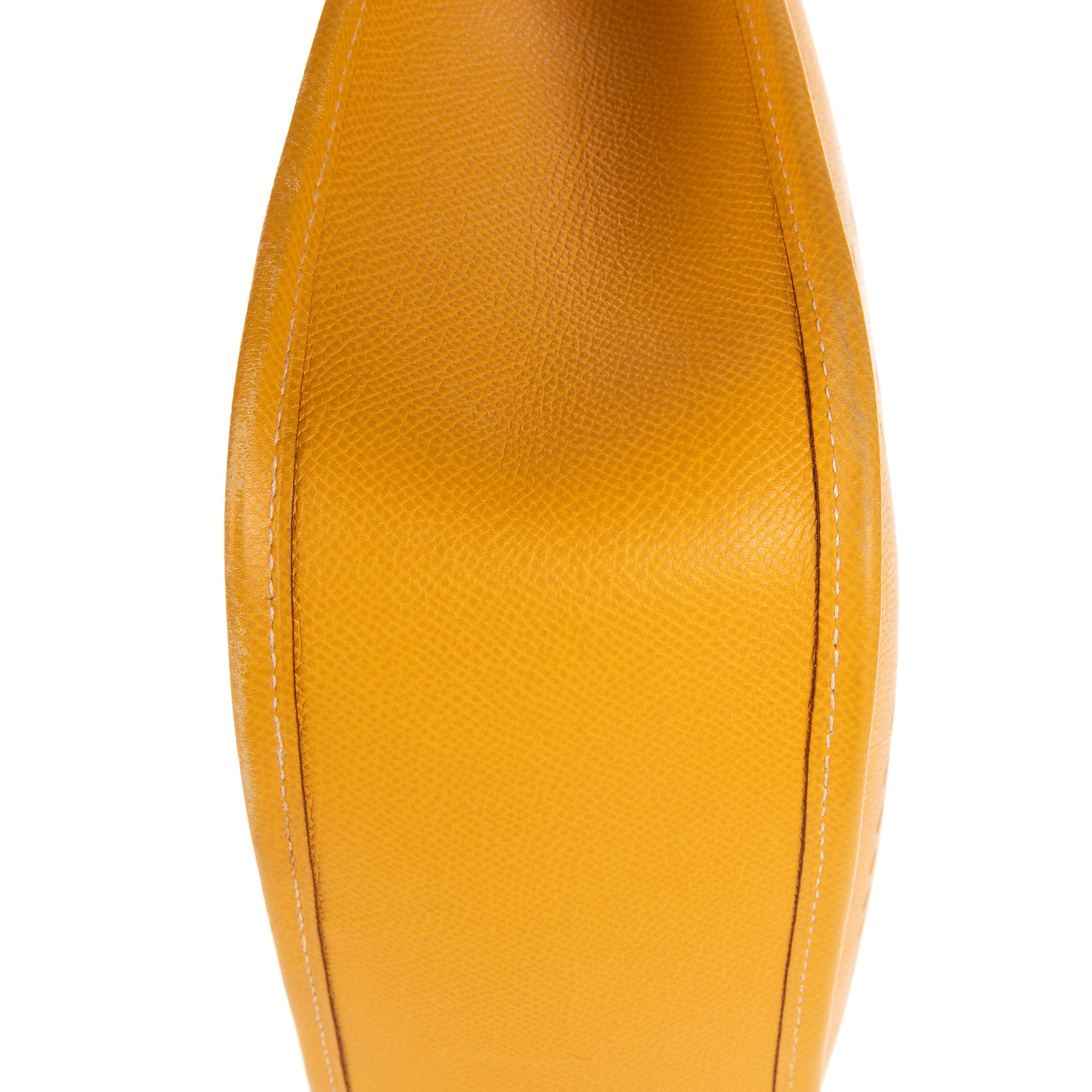 Shoulder Bag Evelyne I Yellow Courchevel Leather