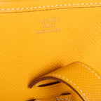 Shoulder Bag Evelyne I Yellow Courchevel Leather