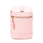 Bolso Neceser Alto Piel Caviar Rosa