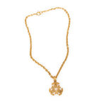 Necklace Triple CC Pendant Necklace Gold Gold Plated