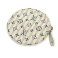 Louis Vuitton - Porte Monnaie Rond - Ivoire/Bleu Marine