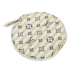 Louis Vuitton - Porte Monnaie Rond - Ivoire/Bleu Marine
