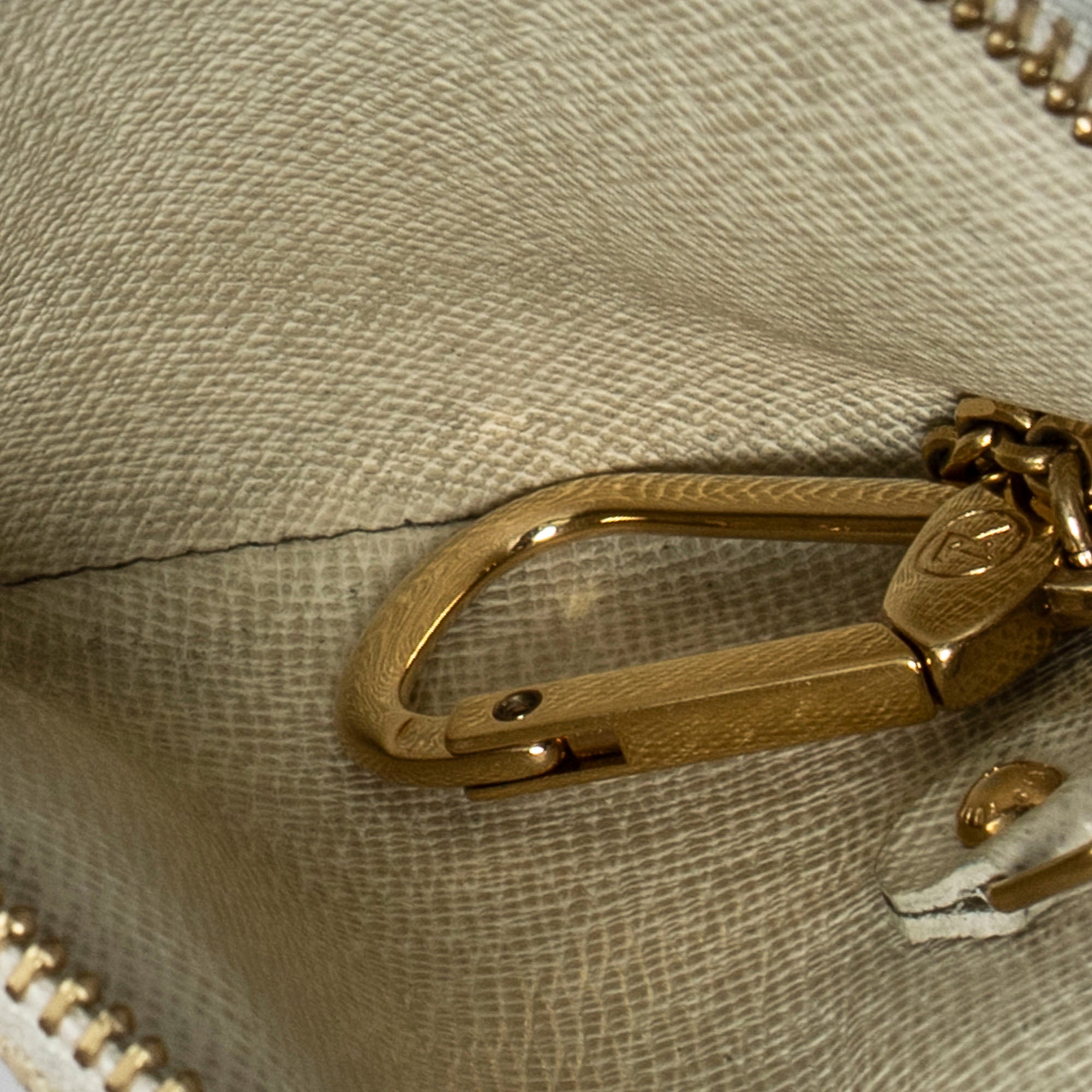 Cartera Porte Monnaie Redonda Marfil Monogram Mini Lin