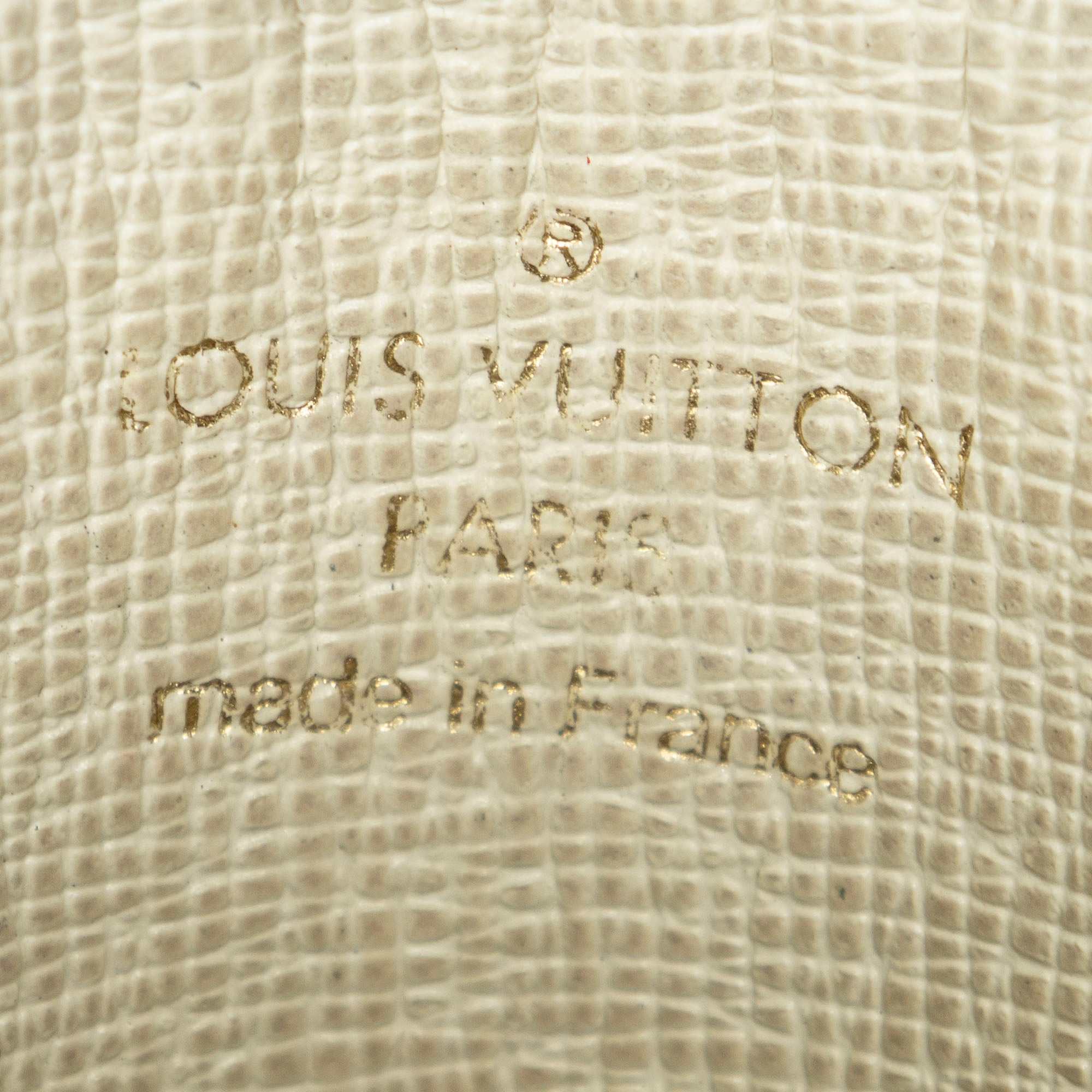 Cartera Porte Monnaie Redonda Marfil Monogram Mini Lin
