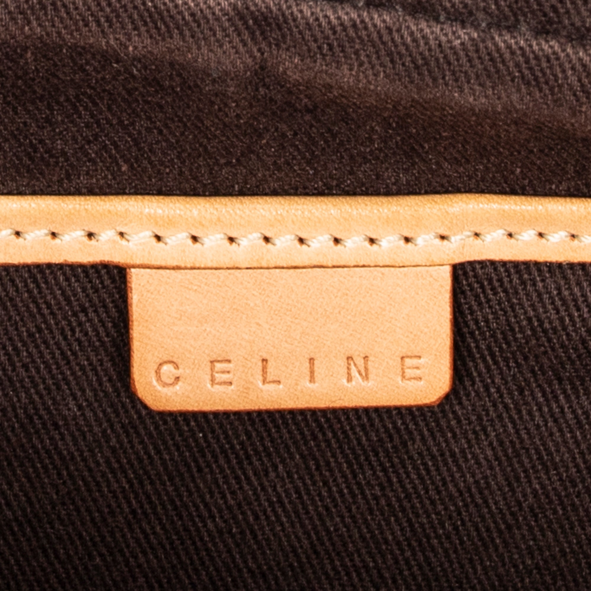 Celine - Petit sac Bowling - Marron