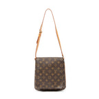 Shoulder Bag Musette Salsa Brown Monogram Canvas