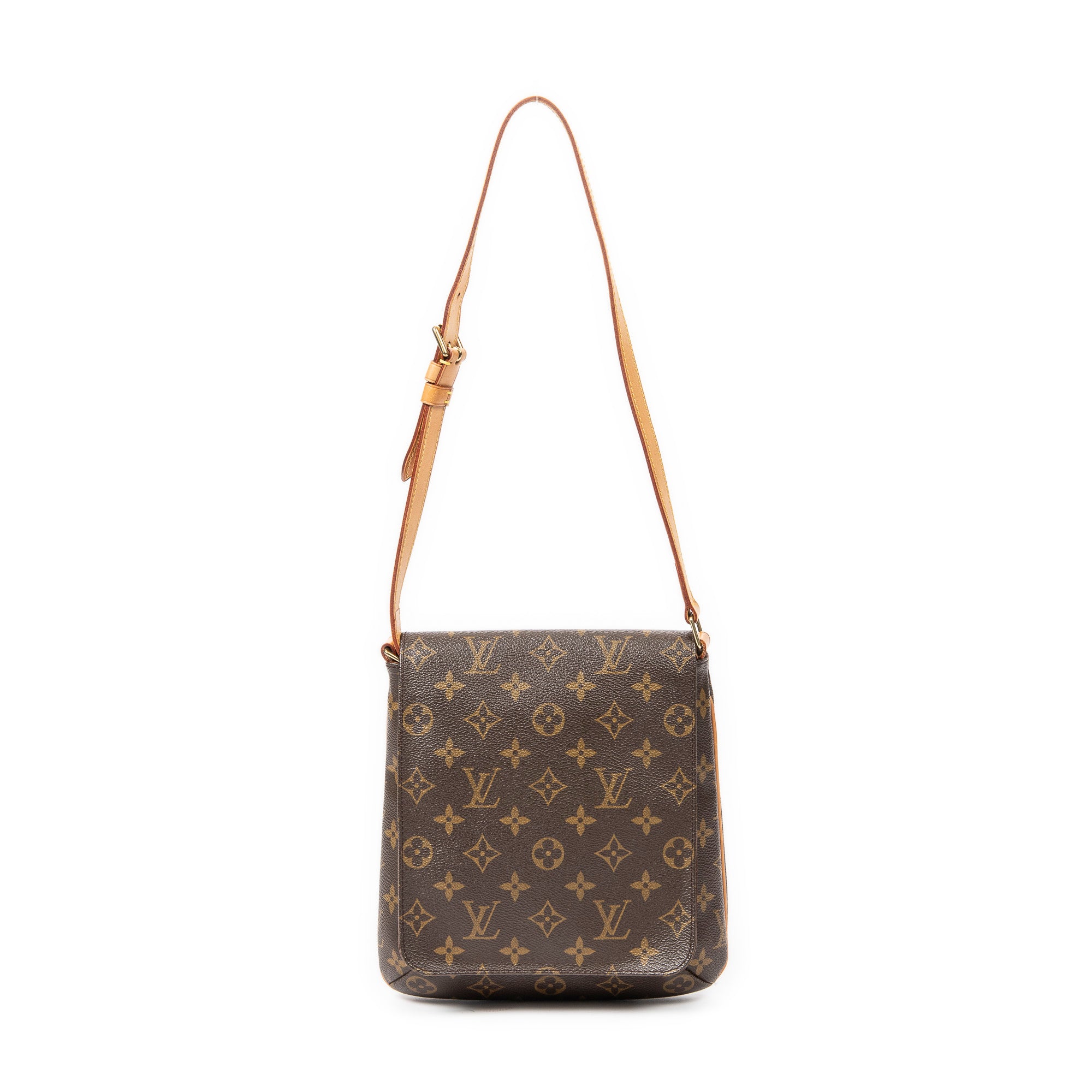 Shoulder Bag Musette Salsa Brown Monogram Canvas