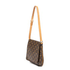Shoulder Bag Musette Salsa Brown Monogram Canvas