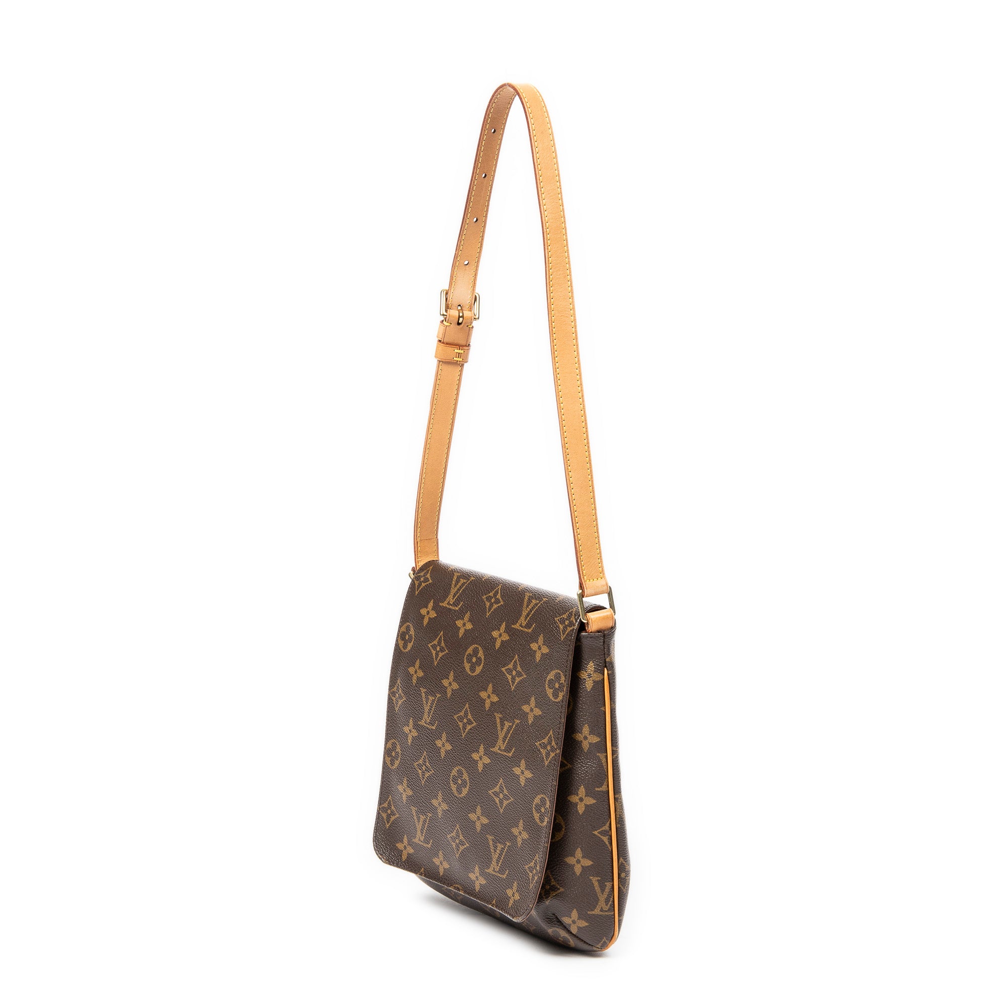 Shoulder Bag Musette Salsa Brown Monogram Canvas