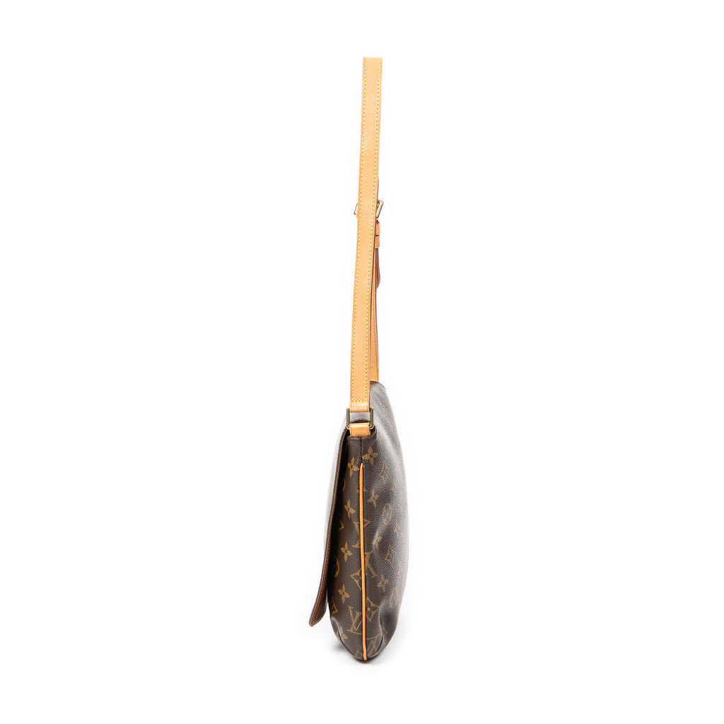 Shoulder Bag Musette Salsa Brown Monogram Canvas