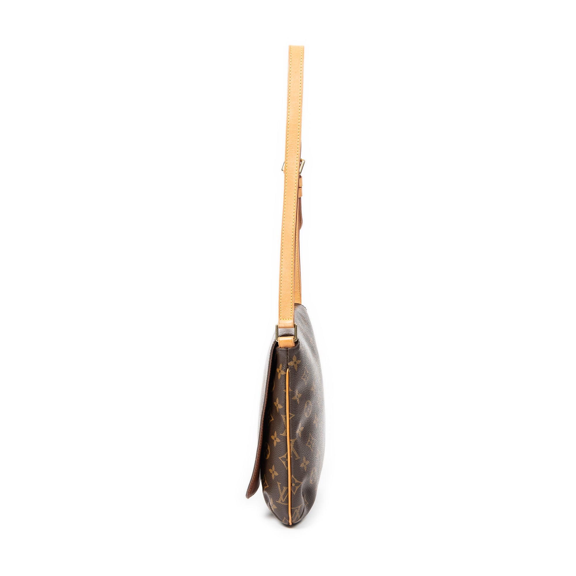 Shoulder Bag Musette Salsa Brown Monogram Canvas