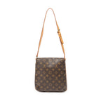 Shoulder Bag Musette Salsa Brown Monogram Canvas
