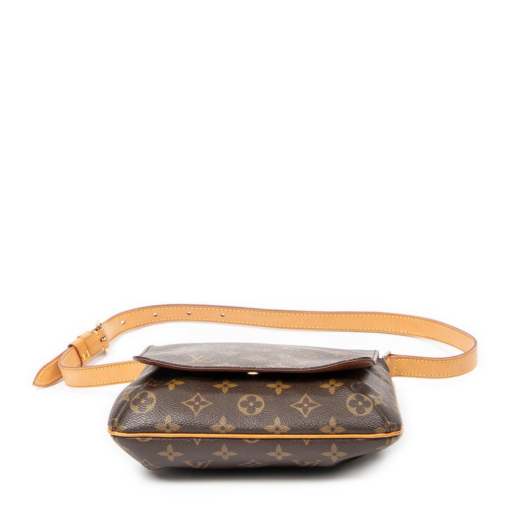 Shoulder Bag Musette Salsa Brown Monogram Canvas