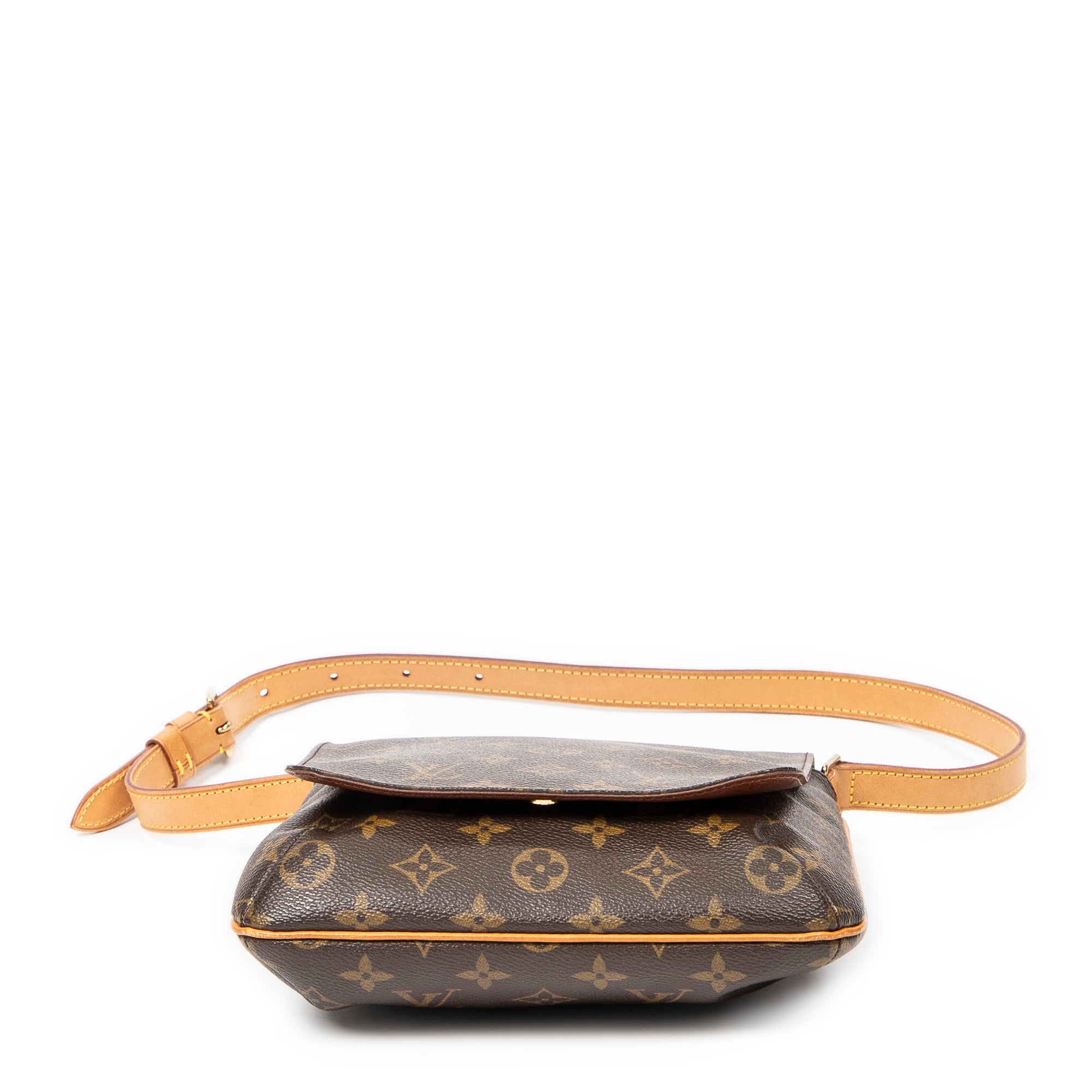 Shoulder Bag Musette Salsa Brown Monogram Canvas