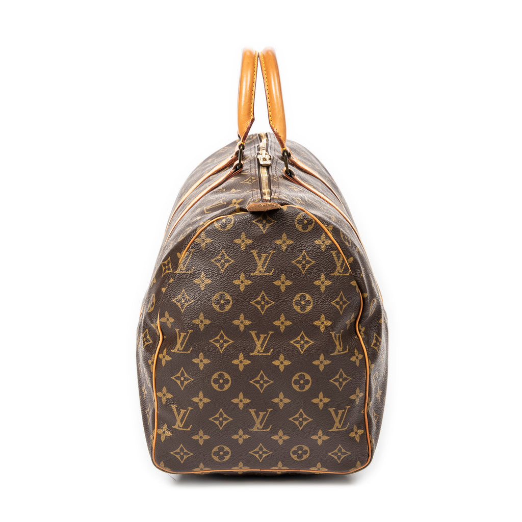 Travel Bag Keepall 50 Brown Monogram Canvas