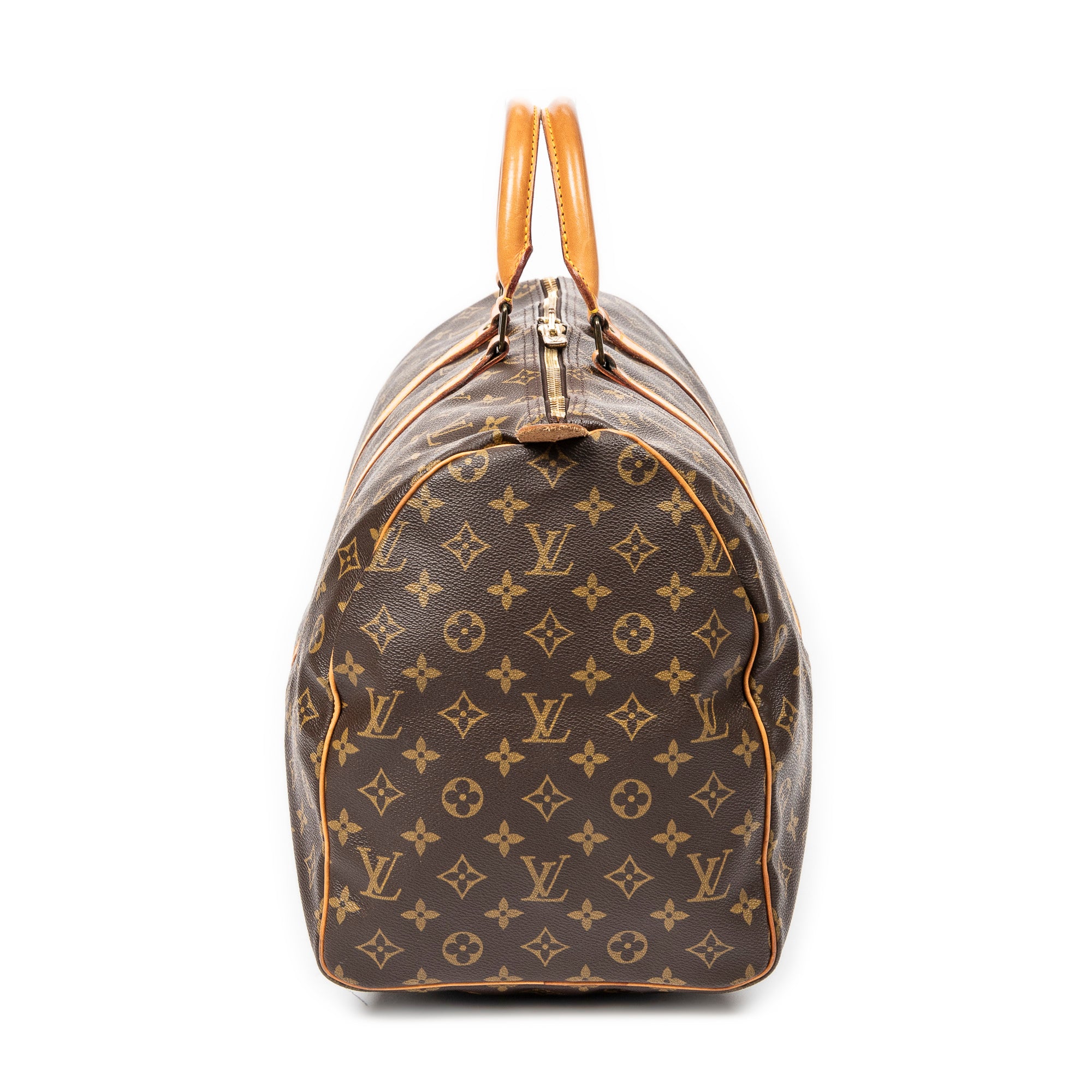 Travel Bag Keepall 50 Brown Monogram Canvas
