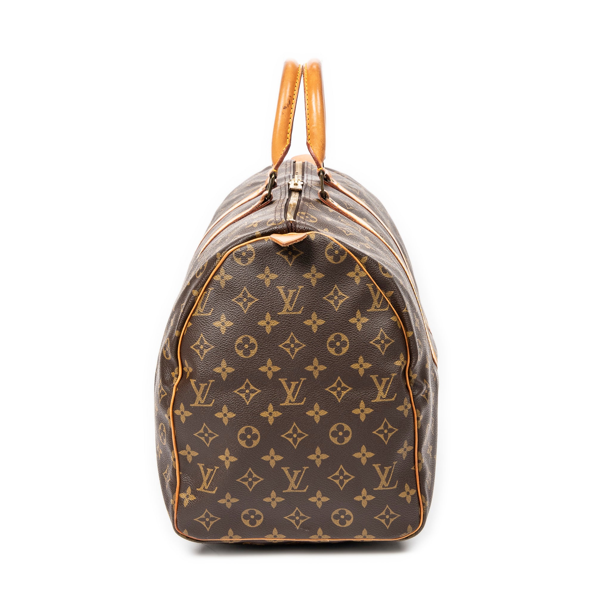 Travel Bag Keepall 50 Brown Monogram Canvas